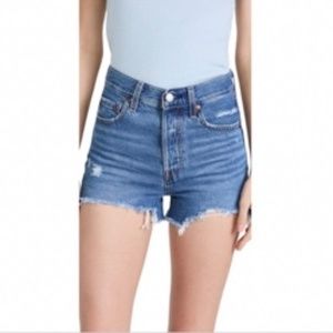 Levi’s Ribcage Denim Shorts